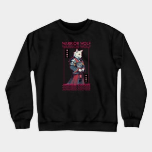 wolf samurai Crewneck Sweatshirt